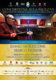 Ennio Morricone no sinal de caridade do Papa Francisco para o Jubileu